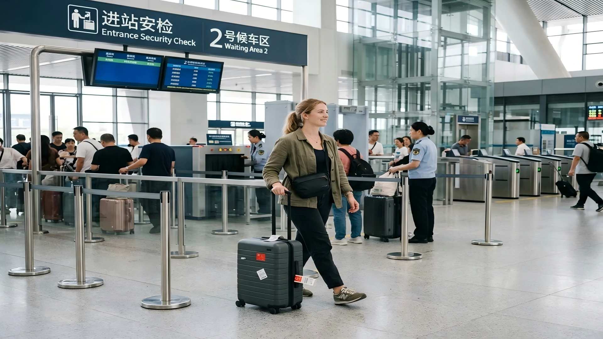 Luggage rules on China trains